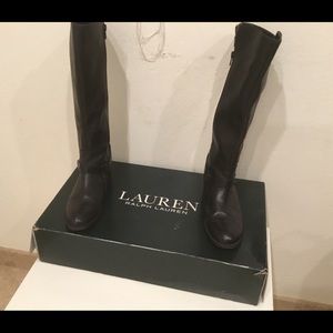 Ralph Lauren leather boots